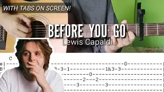 before you go fingerstyle guitar cover (tabs) - lewis capaldi | abz collado