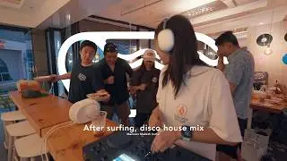 After surfing, disco house mix 💿 in BUSAN