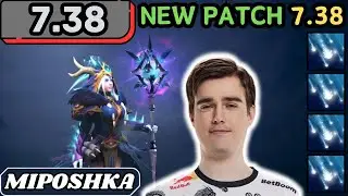 NEW PATCH 7.38 - Miposhka CRYSTAL MAIDEN NEW FACET Hard Support Gameplay - Dota 2 Match Gameplay