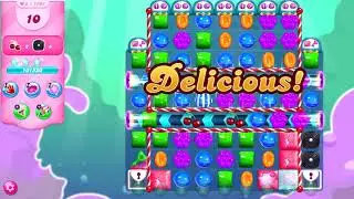 Candy Crush Saga Level #7797 NO BOOSTERS | interesting level