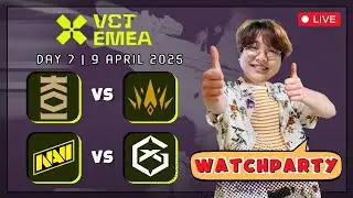 KOI vs BBL | NAVI vs GX - VCT EMEA 2025 Stage 1 | WATCHPARTY VALORANT #VCTWatchParty