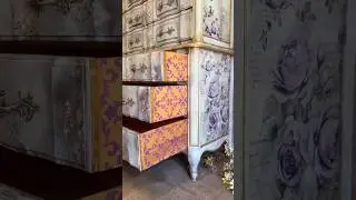 Dresser Inspo-Combine Decoupage, Transfers & More  To Add Charm & Character Using Redesign!