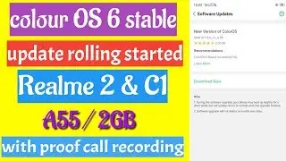 Colour OS 6 stable update in Realme 2 and Realme C1 | rolling started Realme 2/C1