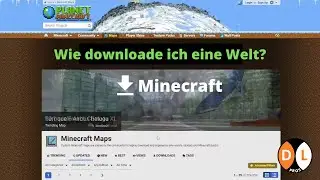 MAP DOWNLOADEN/HERUNTERLADEN f&uuml;r Minecraft JAVA EDITION 1.8-1.21 // Tutorial Deutsch/German