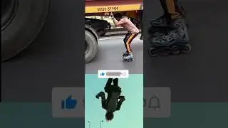 Skating Under Speeding Trailers?! 🤯 | Extreme Risk for Viral Fame #ExtremeSkating