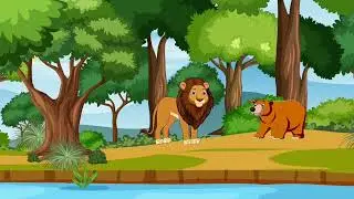 Cartoon animal short story for kids