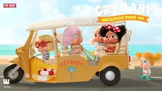 UNBOXING POP MART CRYBABY | Vacation Mode On - Vinyl Plush Pendant Blind Box