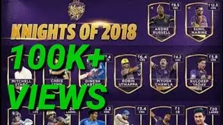 Ipl 2018 KKR Full Official Final Squad || Captain Robin Uthappa ||voice captain Dinesh karthik