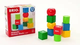 BRIO - 30435 Magnetic Wooden Blocks
