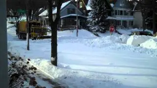 Blizzard of '11 Plow Clean-up