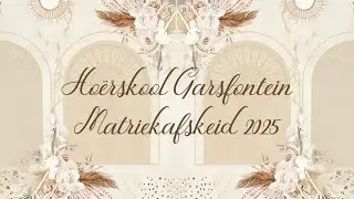 Höerskool Garsfontein Matriekafskeid 2025