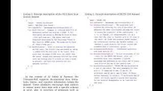 A Standardized Machine-readable Dataset Documentation Format for Responsible AI - ArXiv: