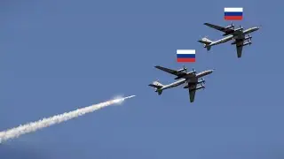 13 минут назад! Два российских стратегических бомбардировщика Ту-95 сбиты зенитными ракетами.