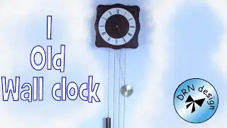 1 old wall clock turned into something new