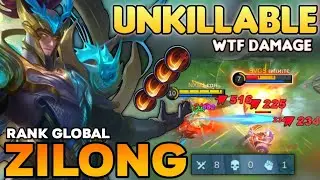 100% UNKILLABLE! ZILONG BEST BUILD 2021 | TOP GLOBAL ZILONG GAMEPLAY | MOBILE LEGENDS✓