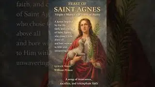 A Hymn Honouring Saint Agnes, Virgin Martyr of Pure Faith Ever | Music and Lyrics by William Prince.