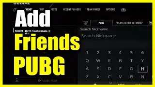 How to Add Friend on PUBG for Controller (PS5 & Xbox)