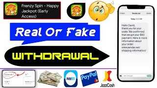 Real Earning App or Big Scam? 🔥 2025 Honest Review - Frenzy Spin Happy Jackpot Withdrawal Proof
