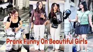 VERY PANICKED BEAUTIFUL LADY 🤣 | PART 5 #comedy #funny #prank #viral 