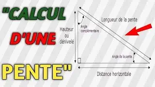 Comment calculer la pente d&rsquo;un Toit.  #construction #education #civilengineering