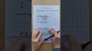 Schriftliche Multiplikation Umgang mit Nullen