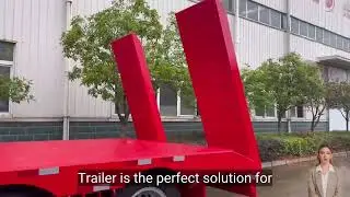 low bed semi trailer