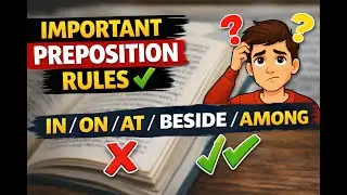 👉 Preposition Rules | Learn in 10 Minutes | English Grammar