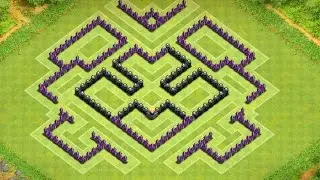 Clash of Clans | Best TH8 Trophy Base | The Beast