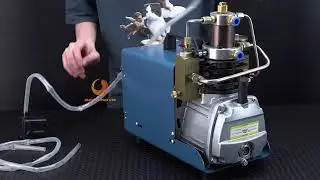 BEAMNOVA 110V Auto Stop Electric High Pressure Air Pump Air Compressor 4500PSI for Inflatables