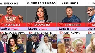 17 Nollywood Actors you didn&rsquo;t know are divorced & their Ex Wives
