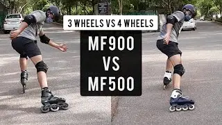 Oxelo MF900 vs Oxelo MF500 | Triskates vs Four Wheeled Inline Skates | Detailed Comparison
