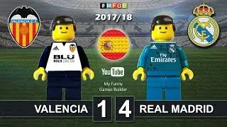 Valencia vs Real Madrid 1-4 &bull; LaLiga 2018 (27/01/2018) Goal Highlights Film Lego Football