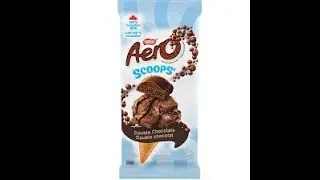 Trying Aero Scoops Double Chocolate