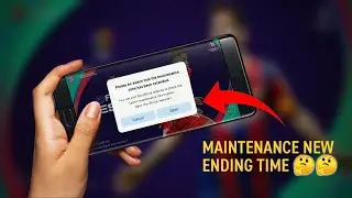 Maintenance New Ending Time ! Pes 2021 Mobile 🧐😴