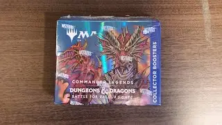 Abriendo Unboxing un Collector Booster Brick de Commander legends 2 Battle for Baldur Gate