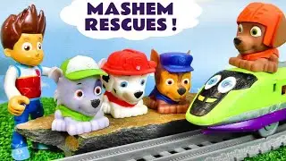 Can Ryder and the Mashem Pups rescue Zuma from the Funling Express?