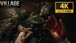 Resident Evil 8 Dona Beneviento Terifying House Escape Gameplay [ 4 K ]