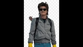 Steve Harrington Drawing in Python - STRANGER THINGS