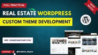 WordPress Real Estate Theme Development #10 Homepage Part Five