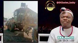 See how this 8 years old Igbo Boy operates heavy duty road construction grader.  Oge Akụkọ  Ụwa