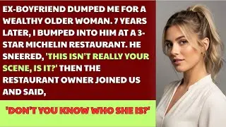 Boyfriend Dumped Me For Wealthy Older Woman. 7 Years Later, I Met Him At A Fancy Restaurant, And