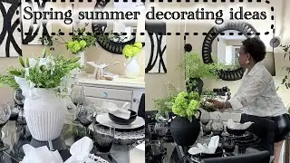 NEW: SPRING SUMMER DINING ROOM DECORATING IDEAS/ HOME INTERIOR