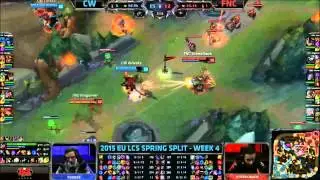 EU LCS Spring 2015 W4D2: Fnatic vs Copenhagen Wolves Highlights