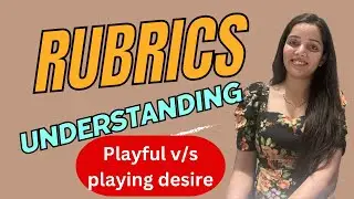 Rubric differentiation-playful and playing desire to play#MindRubrics #Playful #PlayingDesire