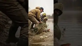 Giant Catfish Dragged the Entire Fishing Gear Epic Battle Caught on Camera #catfish #fishing #angler
