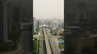 Gurgaon Golf course road Drone Video