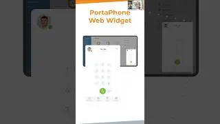 Simplify Call Management with PortaPhone Web Widget #callcenter