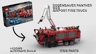 Car Transporter #42098 C-Model:  Fire Truck Rosenbauer Panther 8x8