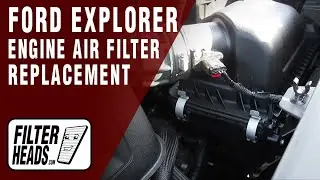 How to Replace Engine Air Filter 2012-2013 Ford Explorer L4 2.0L