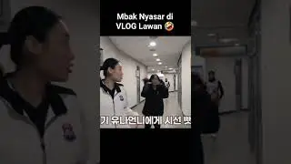 Momen Mega Nyasar di VLOG pemain Hipass, semua jadi heboh 🤣 #megawativoli #megawatihangestri